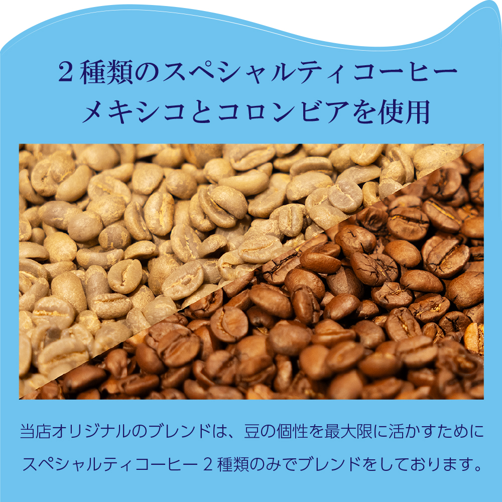 チワワブレンドのコーヒー豆説明