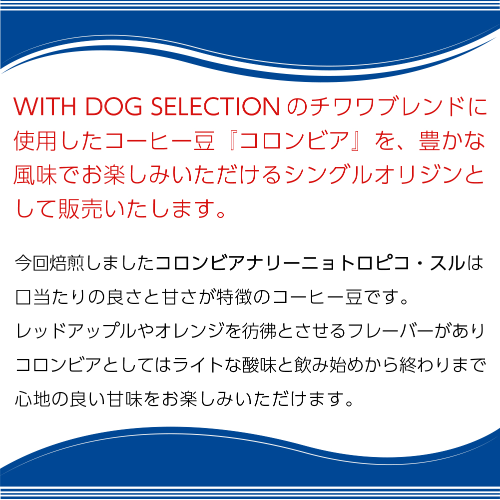 スペシャルティコーヒー豆コロンビア説明
